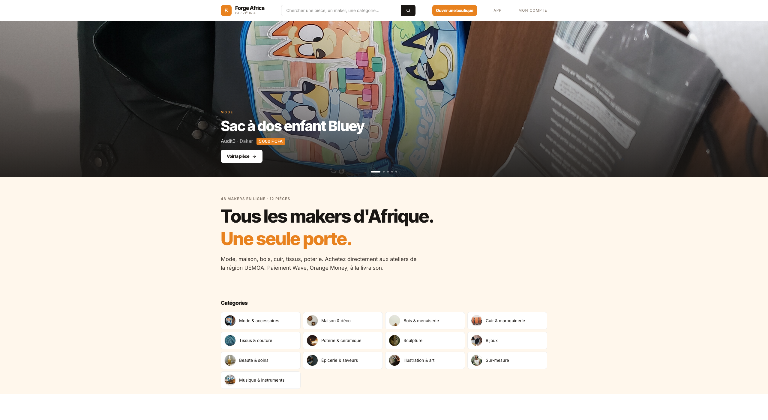 Forge Africa marketplace